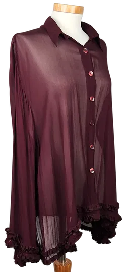 RIEGER VIENNA Damen Bluse, rot -Gr. XL  - Bild 2