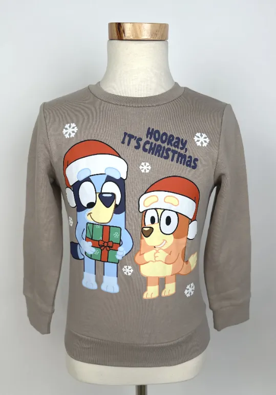 Bluey - Weihnachtssweatshirt Unisex - 122 cm / 7Y - Bild 4