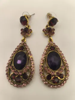 Schmuck - Set: 2 Paar Ohrringe und 1 Ring bunt - Bild 1
