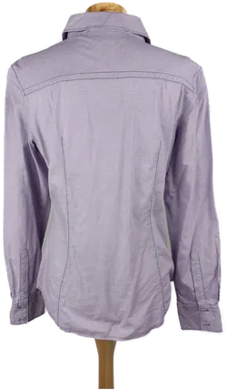 Esprit Damenbluse langarm fliederkariert- 36/S - Bild 2