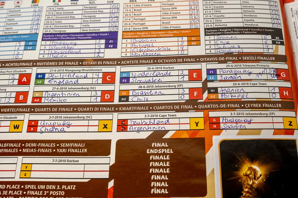 Panini WM 2010 Südafrika Sammelalbum fast komplett – Bild 3