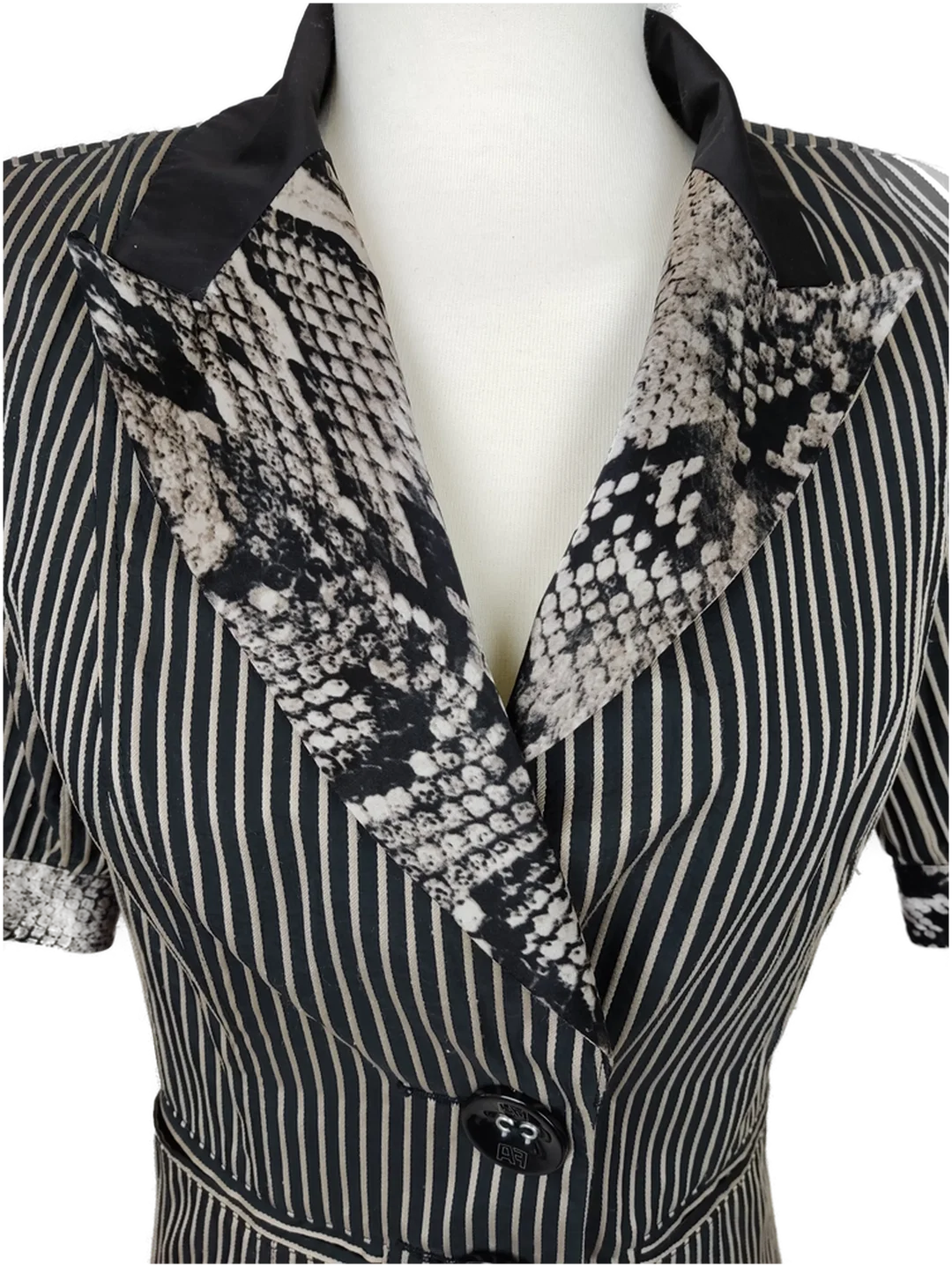 AirField Damenblazer, schwarz/weiß - Größe XS  – Bild 4