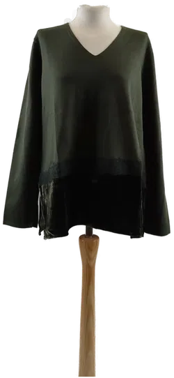 Luisa Cerano  Damen Pullover Farbe Olivengrün  - Bild 1