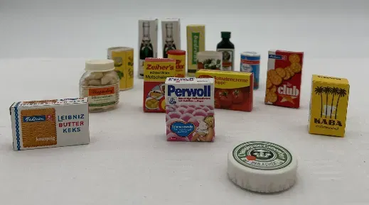 Vintage - Miniatur Lebensmittel - Verkaufsladenzubehör - Bild 1