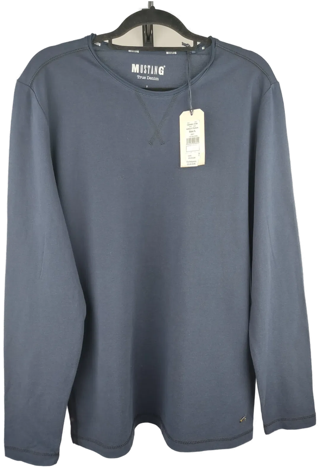 Mustang Herren Shirt Langarm blau - L/50 - Bild 1