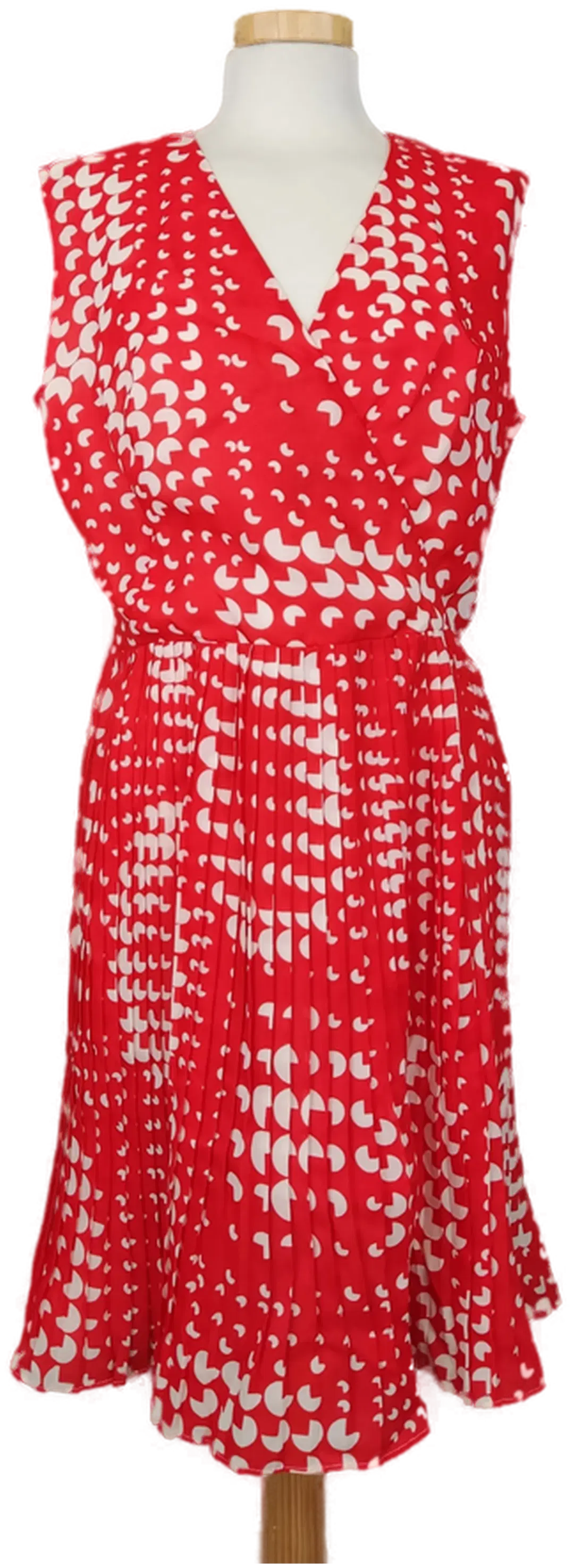 Retro Kleid rot/weiß gemustert - L/40 - Bild 1