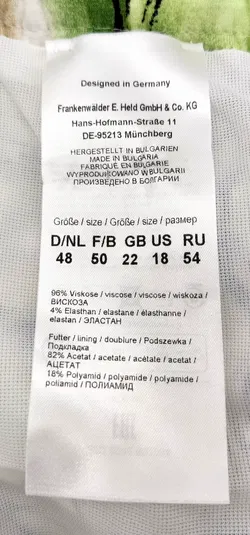 Frank Walder Damenrock mehrfarbig - Gr. 48  - Bild 4