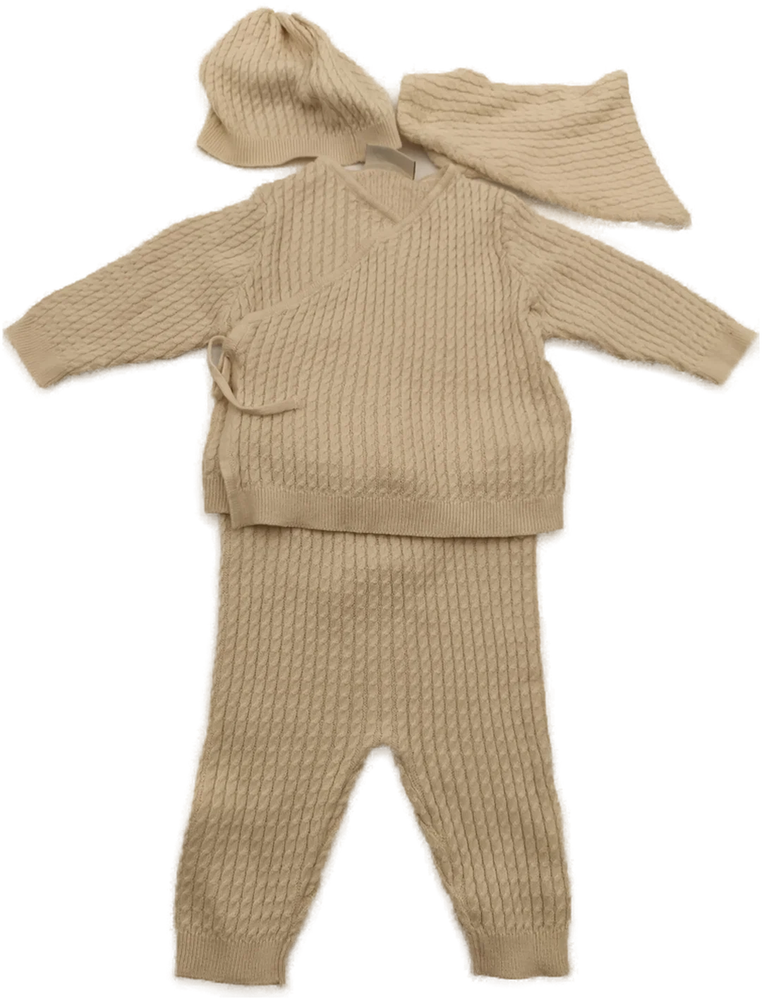 Baby Kleidungsset gestrickt, Gr. 50/56 – Bild 1