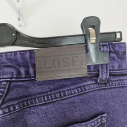 Closed Violette Jeans Handgemacht - IT 25 / 98% Baumwolle, 2% Elasthan - Bild 3
