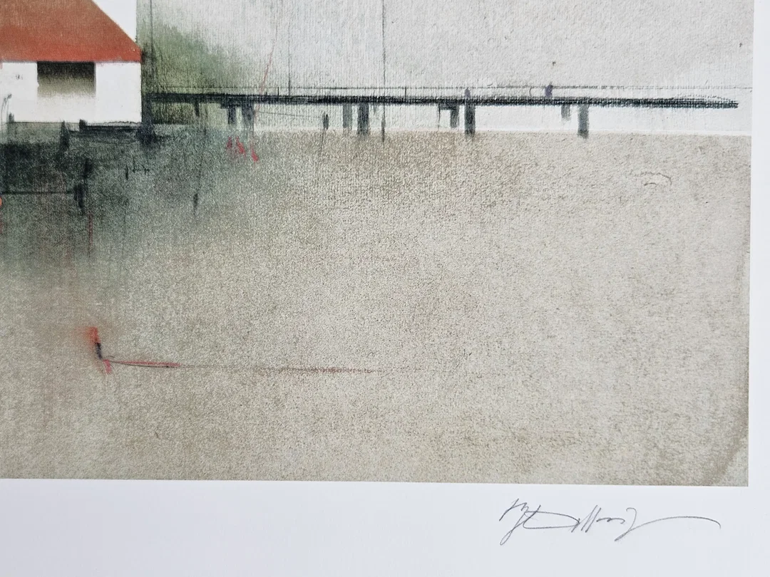 ERNST BALLUF - Schloss Orth - Lithographie  – Bild 5