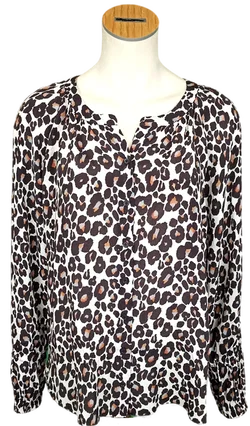 Marc Cain Damenbluse Leoprint Gr. L