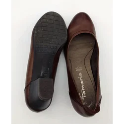 Tamaris Lederpumps, braun - Gr. 37 - Bild 2