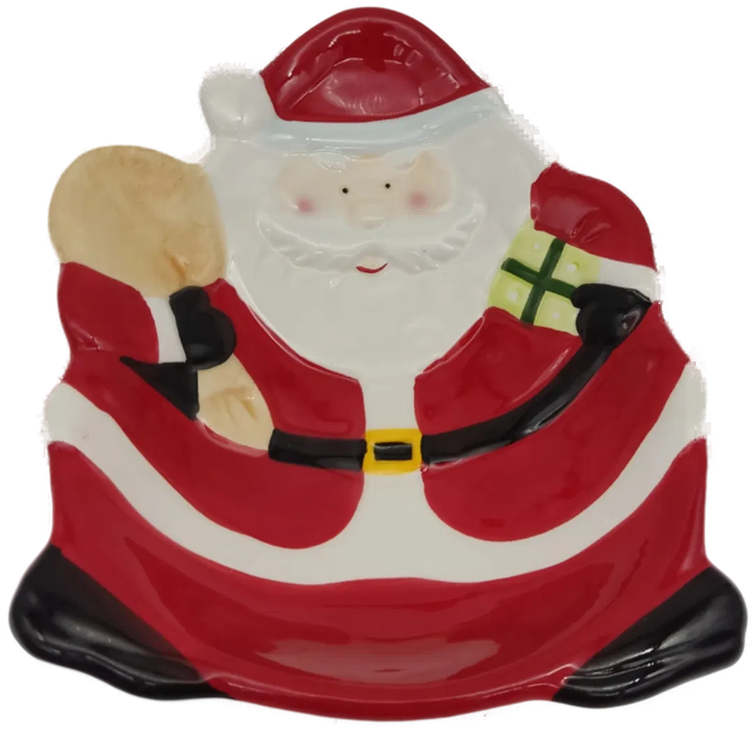 Handbemalte Weihnachtsmann Schale - Bild 4