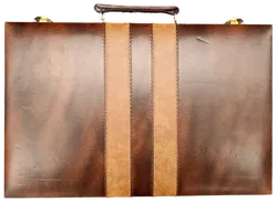 Backgammon-Spiel im Kunstlederkoffer groß - Bild 4