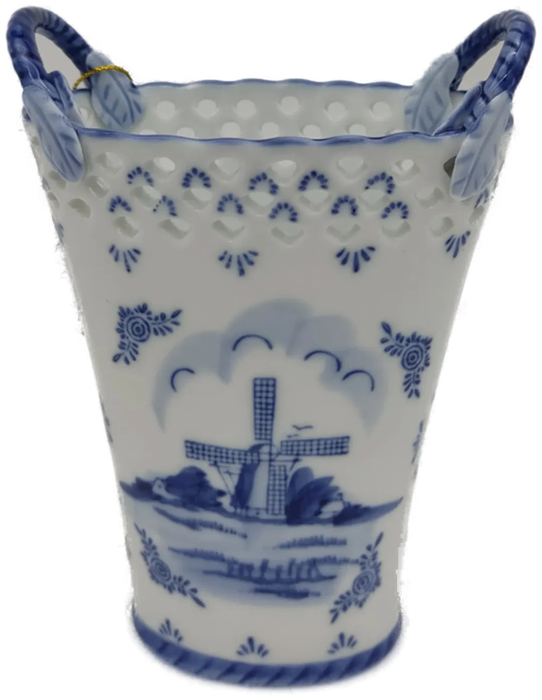 Delftware Tischvase in Blau & Weiß - Bild 4
