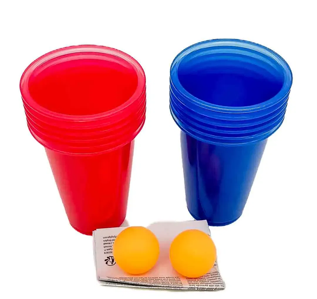 Flying Tiger Beer Pong Set – Party-Spiel mit Bechern & Bällen - Bild 4