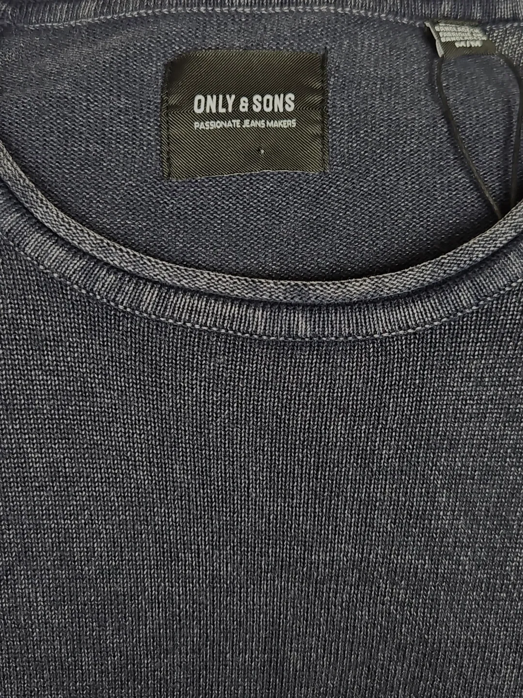 ONLY & SONS Herren Longsleeve Shirt, blau - Gr. M – Bild 5