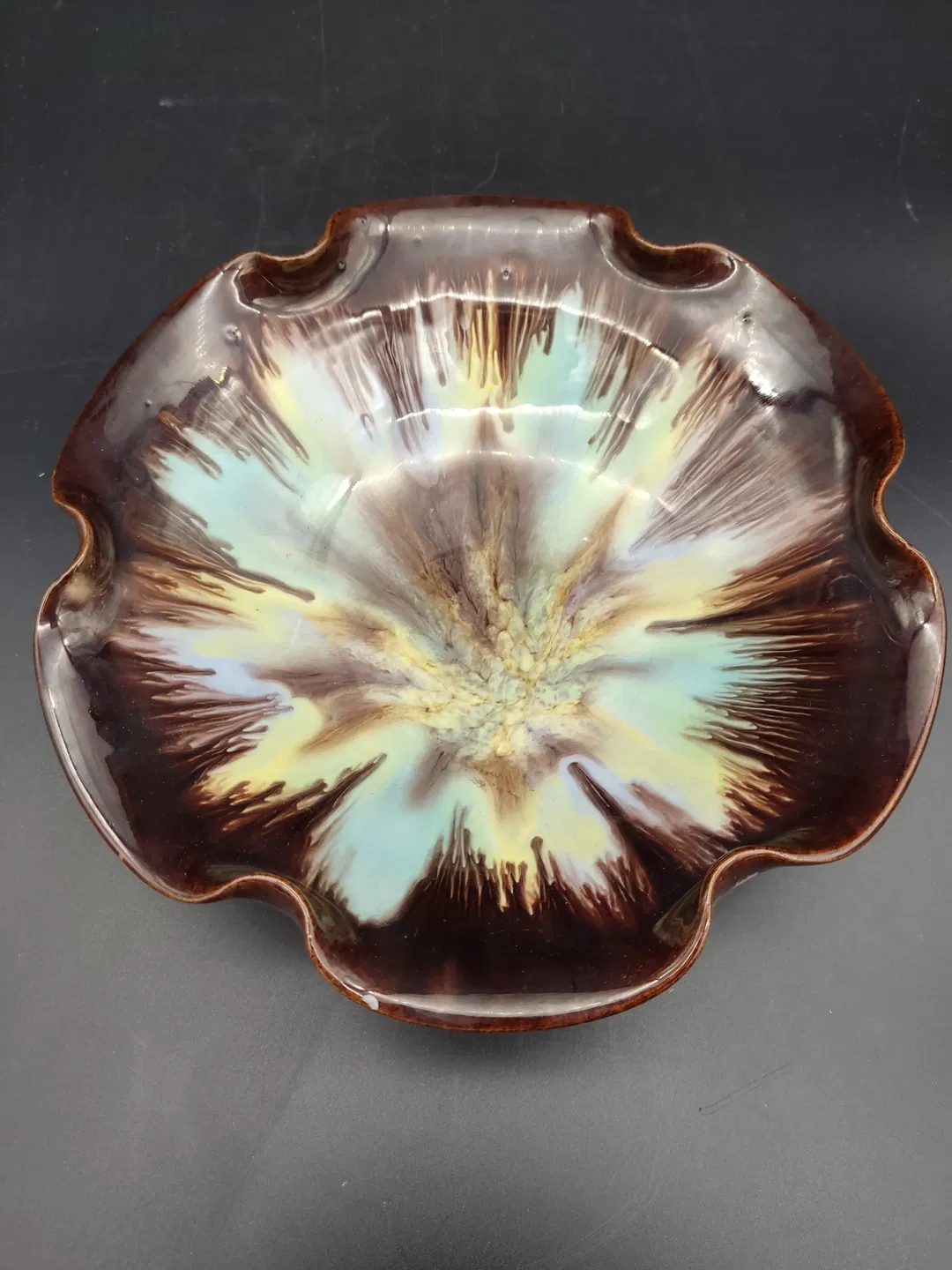 Bunte Vintage-Schale / Obstschale / Aufbewahrung - Bild 4