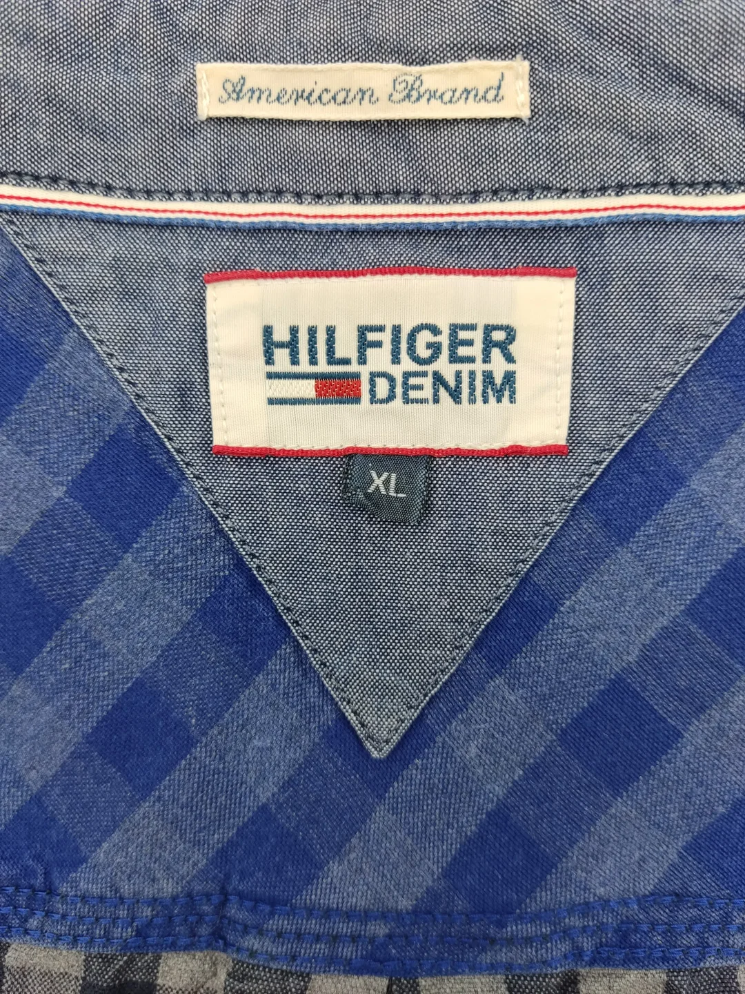 Tommy Hilfiger Herren Hemd blau Gr.XL – Bild 4