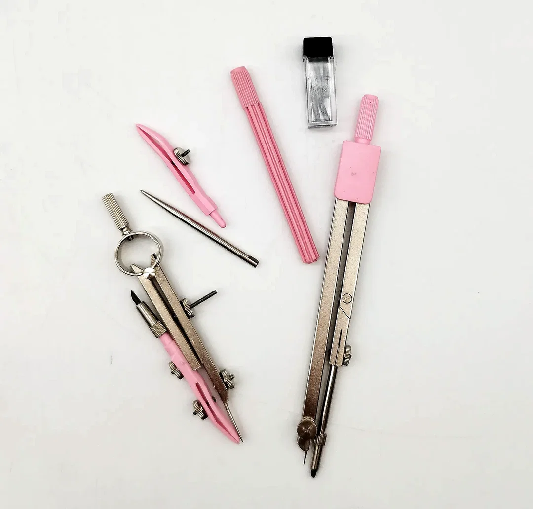 Zirkelset mit Etui, 6 tlg.  - Bild 4
