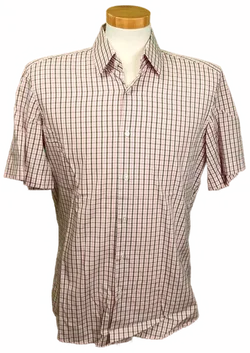 Hugo Boss Herrenhemd rosa/weiß Gr. 39