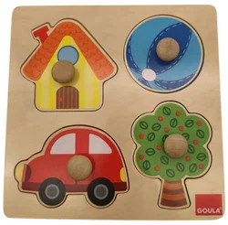 Set 4 Stk. Holzpuzzle, Kinder - Bild 4