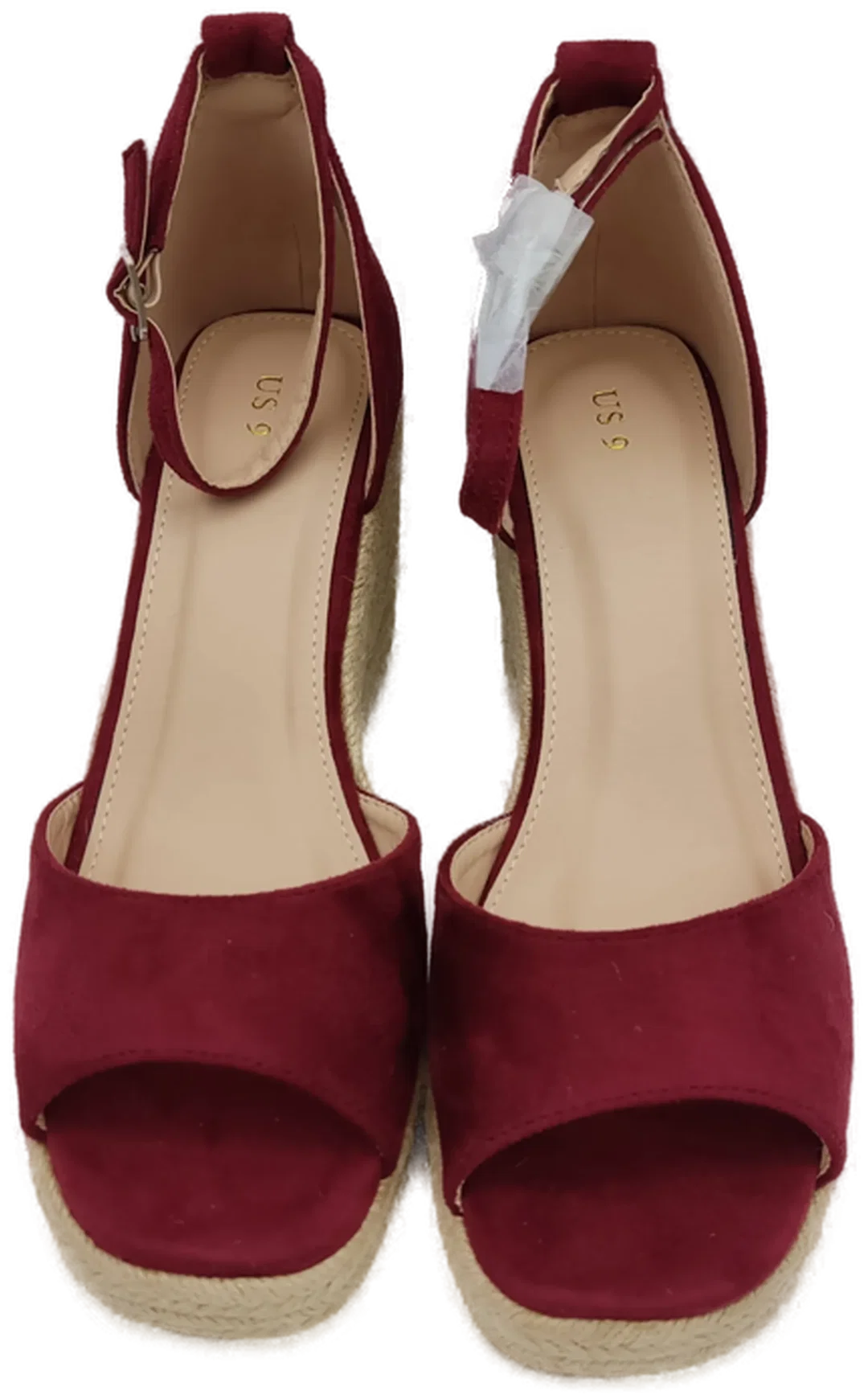 Allegra K Espadrilles Plateau Absatz Keilsandale, Gr 40 – Bild 3