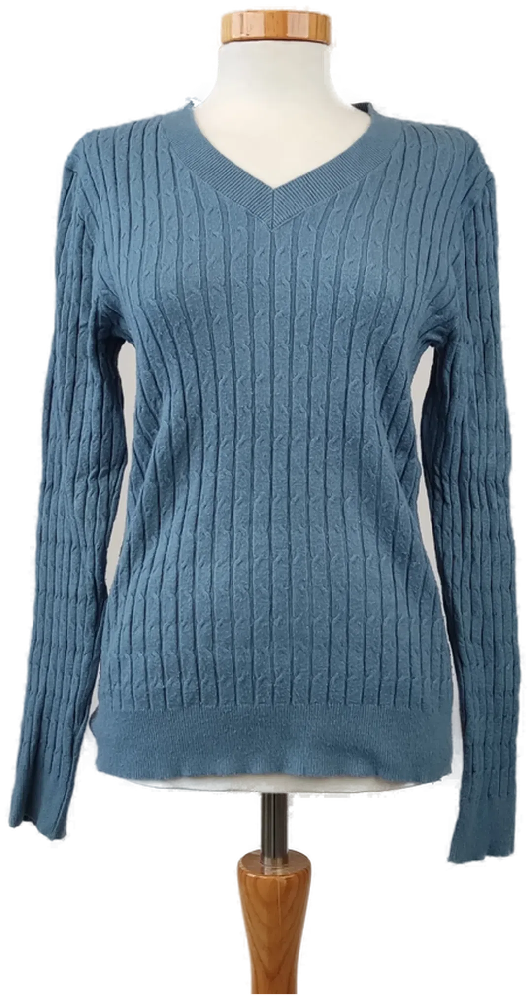 Laura Torelli Damenpullover blau - Gr. M/38 - Bild 4