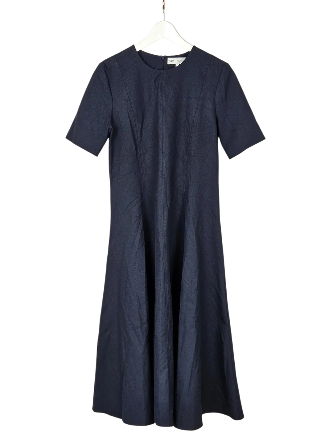 ZARA Damen Maxikleid, dunkelblau - Gr. L / 40  - Bild 1