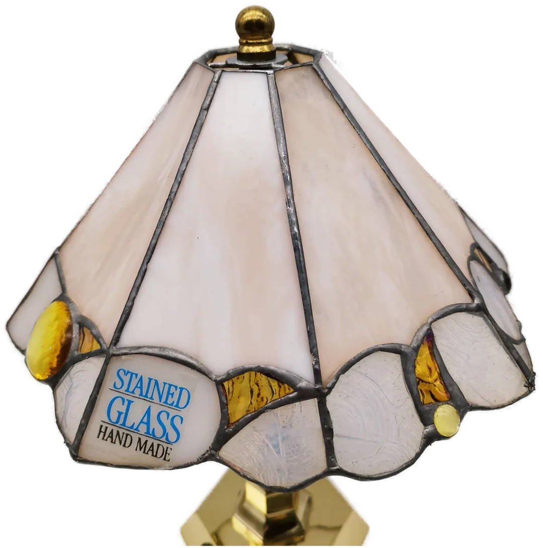 HONSEL Stained Glass Nachttischlampe - 40W / 250V / Handarbeit – Bild 2