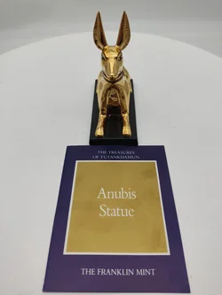 Anubis 'The jackal god' Porzellan & Zertifikat von Franklin Mint | Limitierte Rarität – Vorschau 8