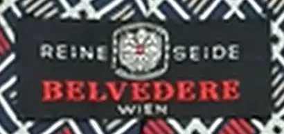Herren Belvedere Wien Seidenkrawatte gemustert – Bild 3