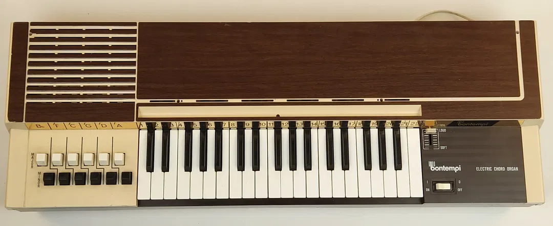 Elektrische Vintage-Orgel der Marke BONTEMPI - Modell B8 - Bild 4