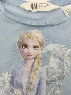 H&M Disney Eisprinzessin blau Gr. 92 - Bild 2