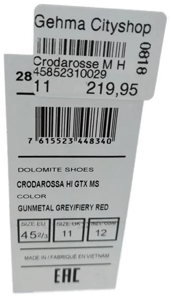 Dolomite - Herren Wanderschuhe Gr. 45  - Bild 7