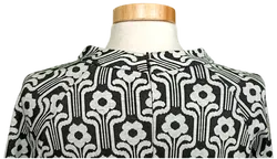 Desigual Damen Midikleid schwarz/weiß geblümt Gr. XL - Bild 3