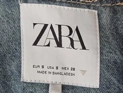 ZARA Damen Jeanskleid, blau - Gr. S - Bild 4