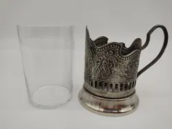 2 Stück Elegante Russische Teegläser inkl. Halterung - Bild 2