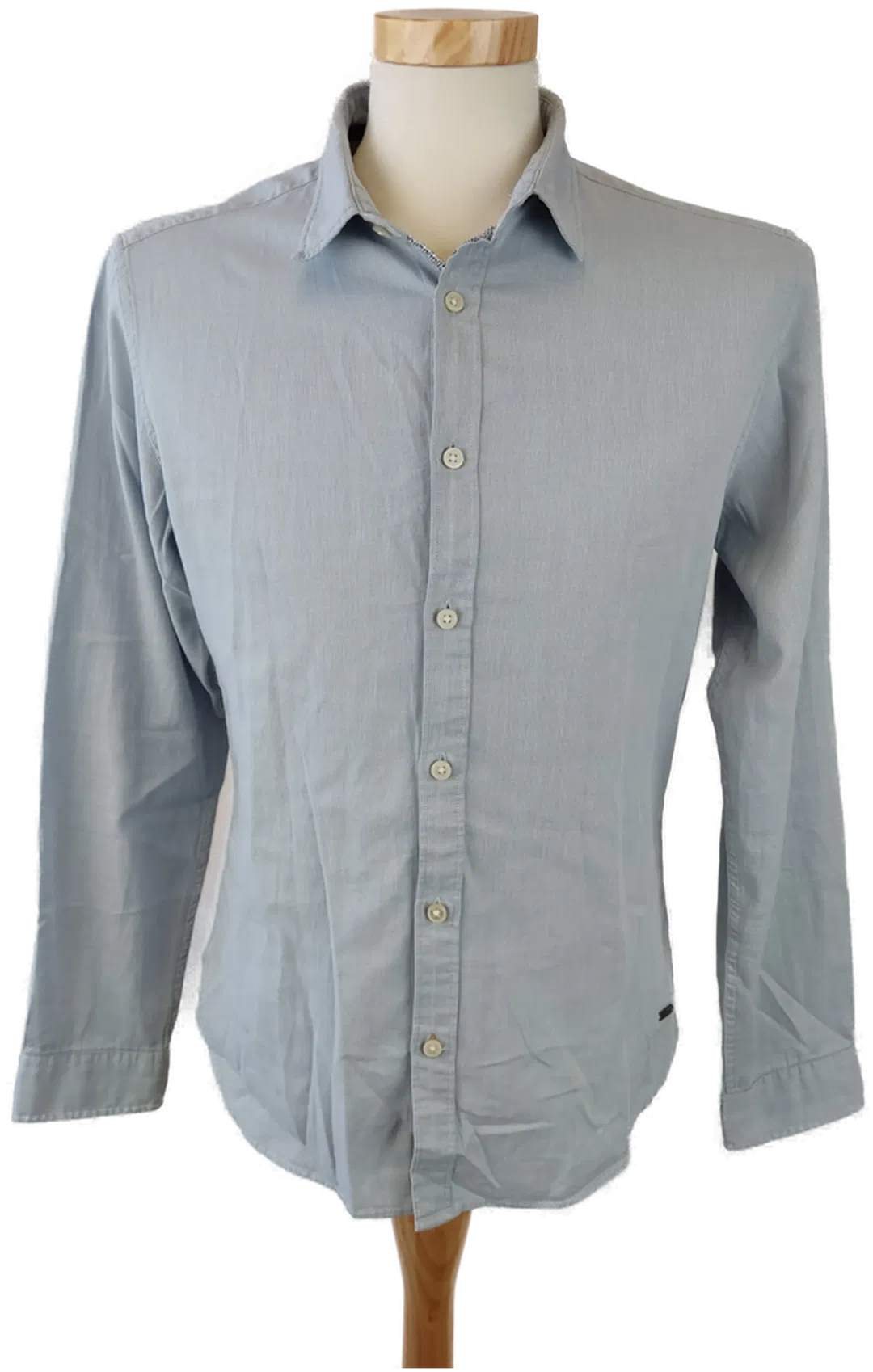 Esprit Herrenhemd blau - M (Slim fit) - Bild 4