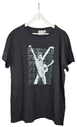 Freddie Mercury T-Shirt, schwarz - Gr. XL  - Bild 1