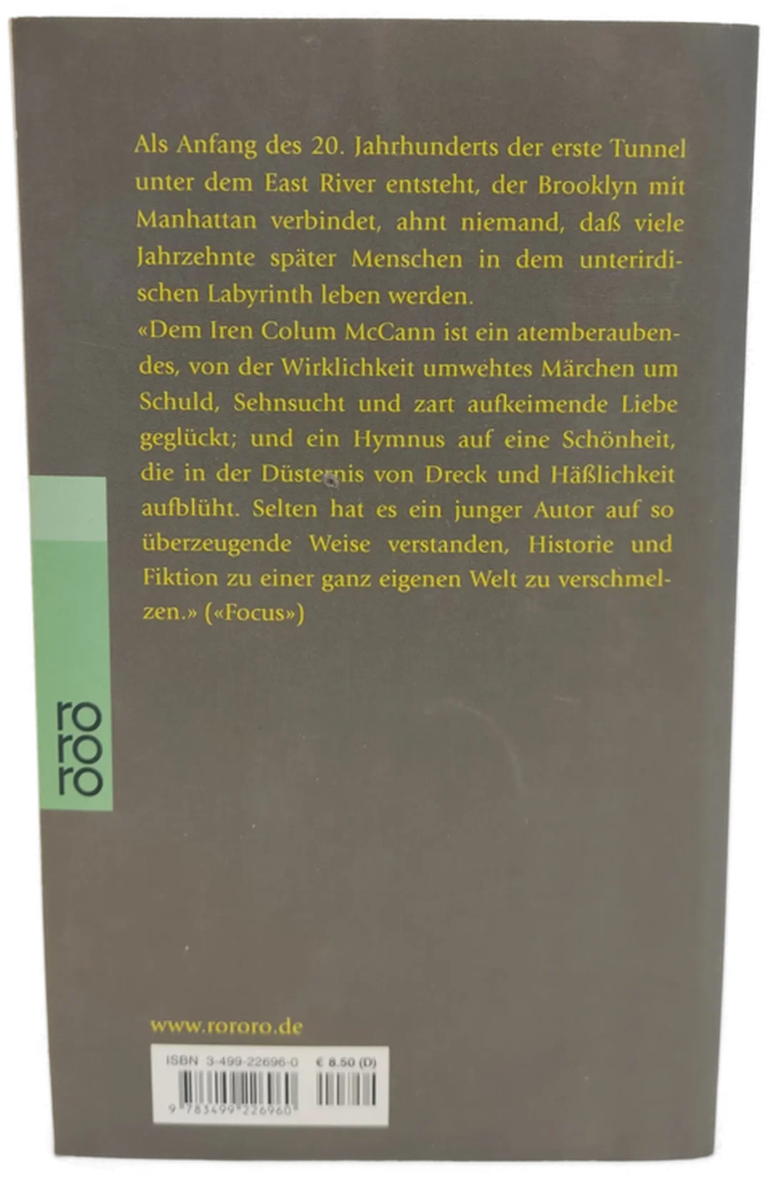 Der Himmel unter der Stadt - Colum McCann – Bild 2