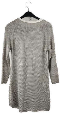 Esteve Damenstrickpullover silber- weiß - 44/XXL - Bild 2
