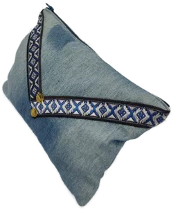 Stofftasche mit Zipp  mehrfarbig - Bild 2