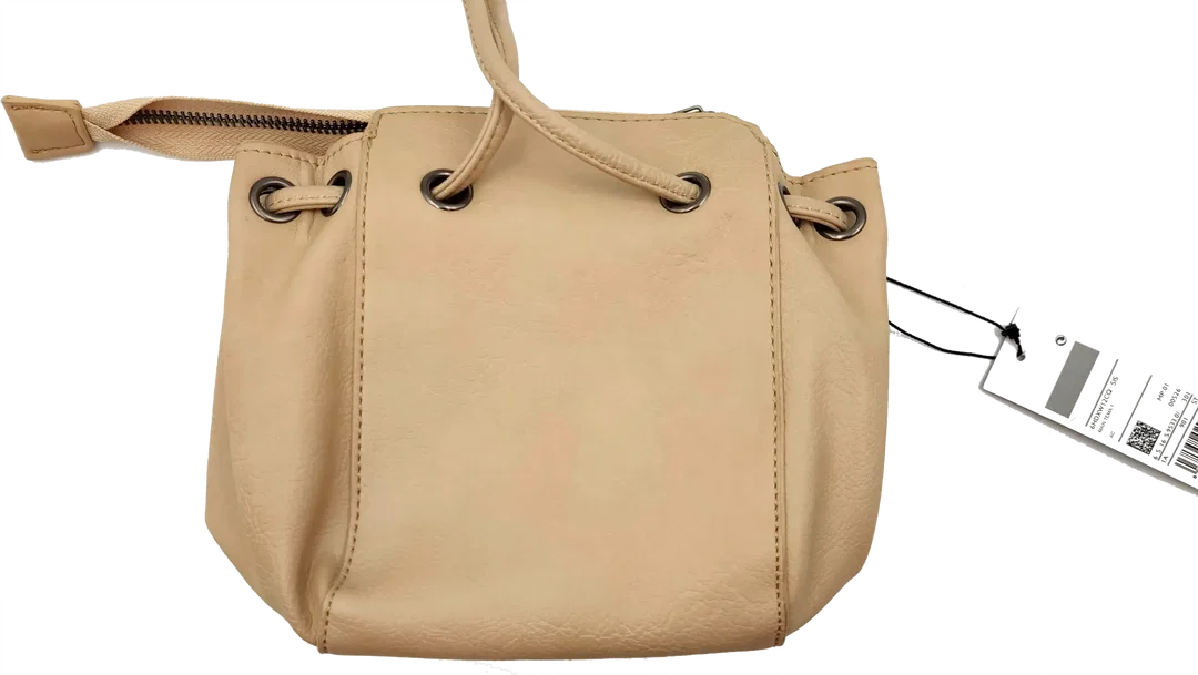 Sisley Damen Ledertasche beige – Bild 1