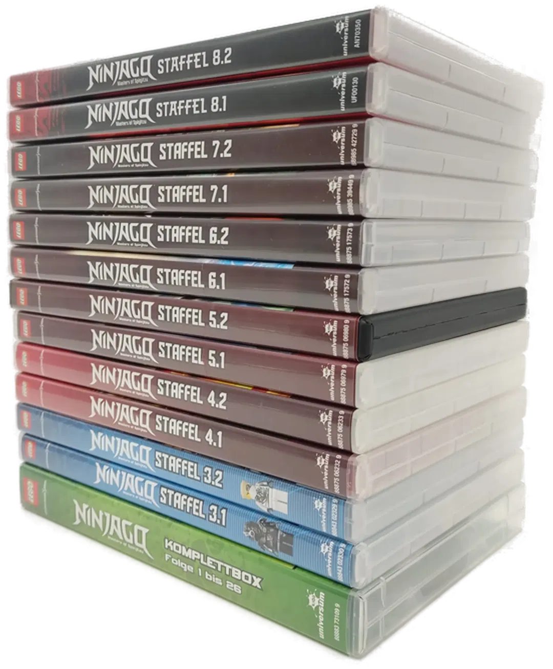 LEGO Ninjago Masters of Spinjitzu DVDs Staffel 1-8 - Bild 1