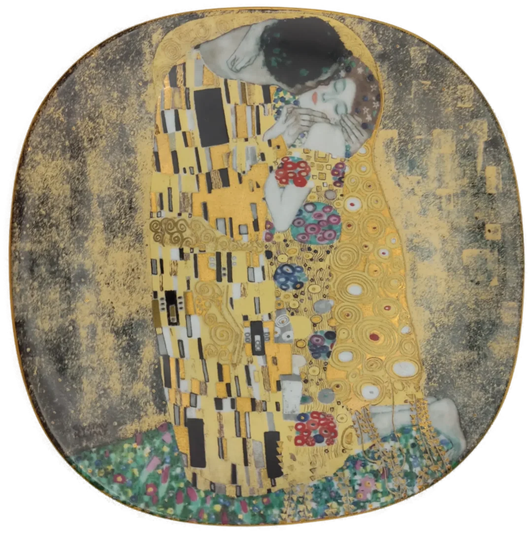 Lilien Porzellan Wandteller 5er-Set "Gustav Klimt" – Bild 5