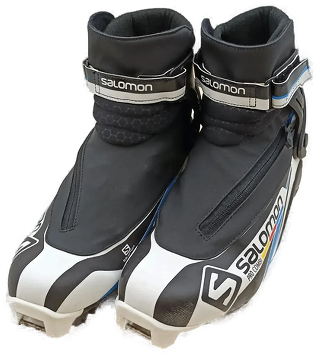 Salomon Herren-Langlaufschuhe schwarz/weiß Gr. 42 – Bild 1