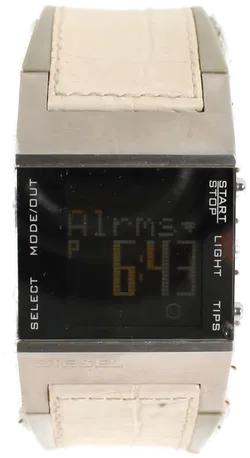 Damen Digitaluhr von Diesel mit Originalbox – Edelstahlgehäuse & Lederarmband - Bild 1