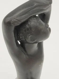 Vintage Kleine Keramikfigur Afrikaner - Bild 7