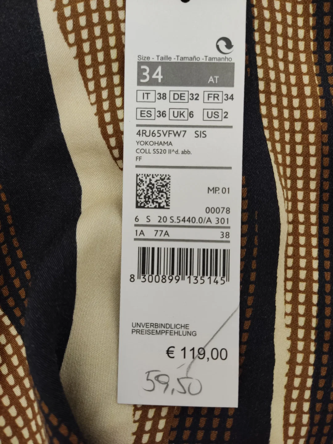 Sisley - Damenkleid Gr. 34 – Bild 5